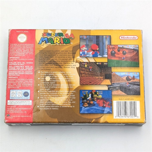 Super Mario 64 - Complete In Box - Nintendo 64 (EUR) (B Grade) (Used)